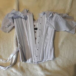 Corset Story White Off Shoulder Corset US2/UK6